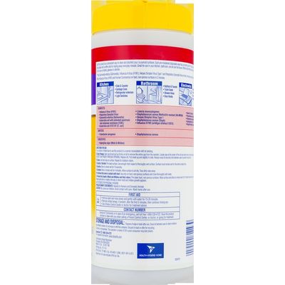 Lysol Wet Wipes, Dual Action, Citrus Scent