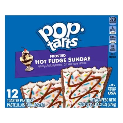 Kellogg's Pop-Tarts Toaster Pastries, Breakfast Foods, Frosted Hot Fudge Sundae