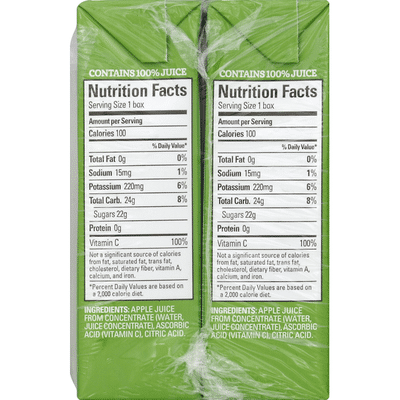 Juicy Juice 100% Apple Juice, No Sugar Added