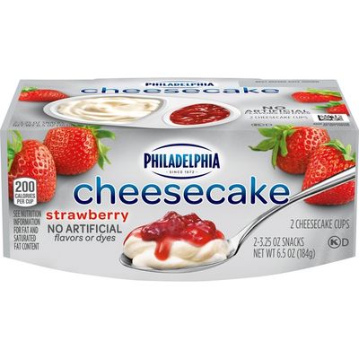 Philadelphia Strawberry Cheesecake Snacks