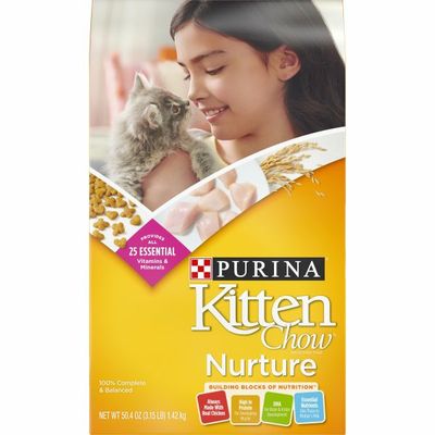 Purina Dry Kitten Food, Nurture Muscle + Brain Development