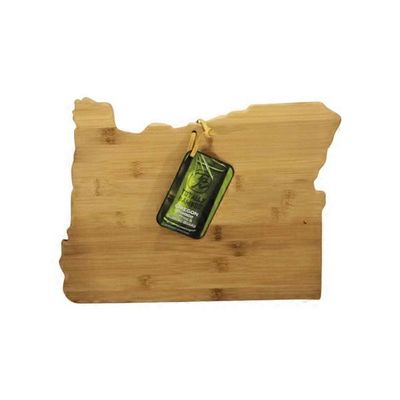 Totally Bamboo 100% Bamboo Oregon State Cutting & Serving Board for Cooking & Entertaining