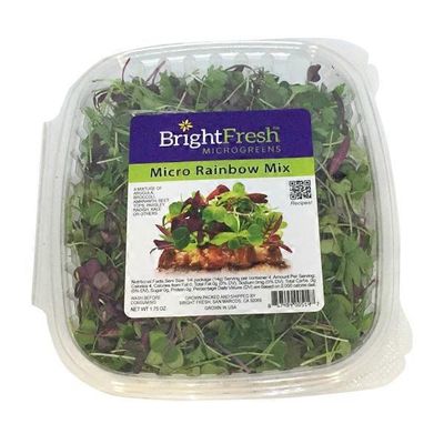 Bright Fresh Microgreens Micro Rainbow Mix