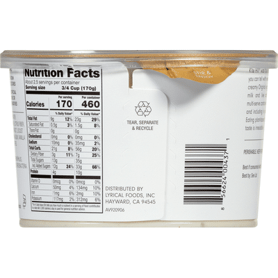 Kite Hill Almond Milk Yogurt, Dairy Free, Vanilla