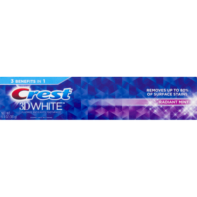 Crest 3D White Toothpaste Radiant Mint