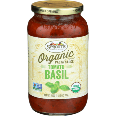 Sprouts Organic Tomato Basil Pasta Sauce