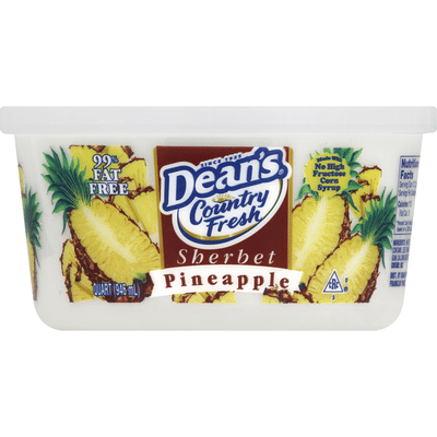 Dean's Sherbet, Pineapple