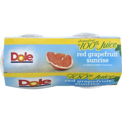 Dole Red Grapefruit Sunrise, in a Blend of 100% Fruit Juices, Fruit Bowls