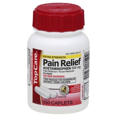 TopCare Extra Strength Pain Relief Acetaminophen Caplets