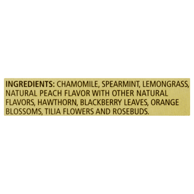 Celestial Seasonings Sleepytime Peach Caffeine Free Herbal Tea Bags