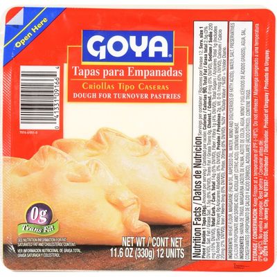 Goya Empanada Dough for Turnover Pastries 12 Count