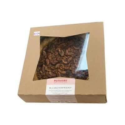 Black-Bottom Walnut Pie