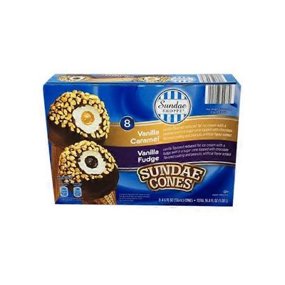 Sundae Shoppe Mixed Sundae Nut Cones