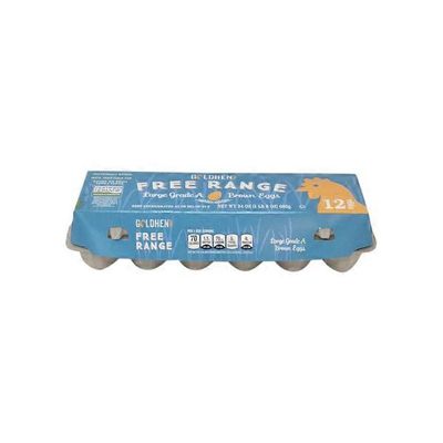 Goldhen Large Grade A Free Range Brown Eggs