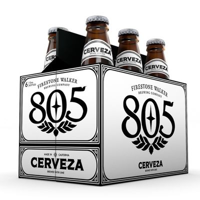Firestone Walker Beer, Cerveza, With Lime, 6 Pack