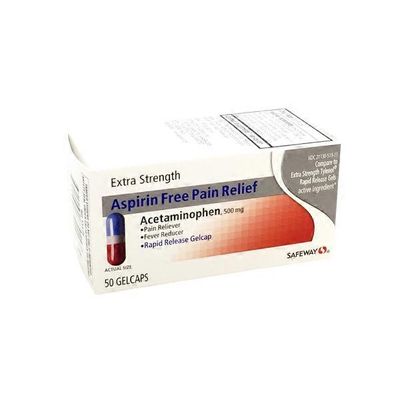 Signature Care Extra Strength Aspirin Free Pain Relief 500 Mg Gelcaps