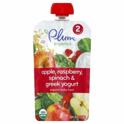 Plum Organics Apple, Raspberry, Spinach & Greek Yogurt