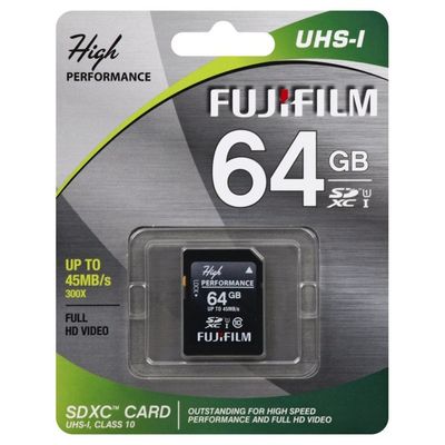 Fujifilm SDXC Card, UHS-I, 64 gb