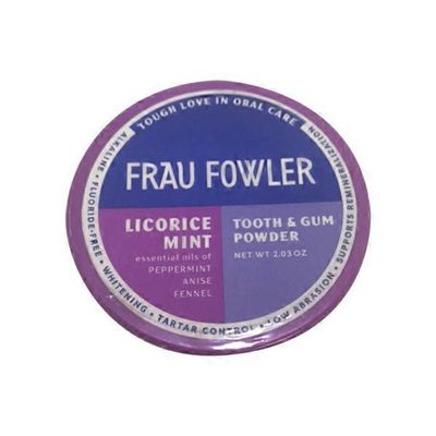 Frau Fowler Licorice Mint Tooth & Gum Powder