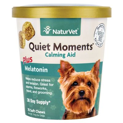NaturVet Quiet Moments Calming Aid Dog Soft Chews