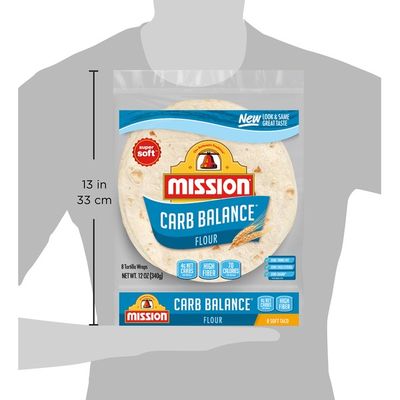 Mission Carb Balance Soft Taco Flour Tortillas