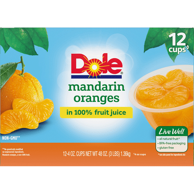 Dole Mandarin Oranges in 100% Fruit Juice