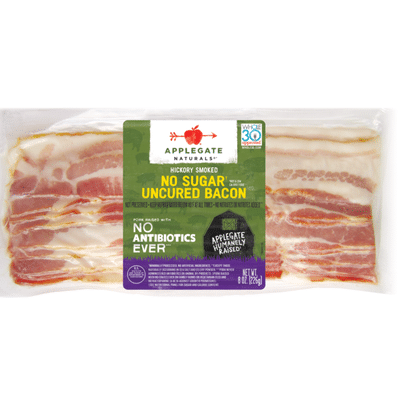 Applegate Hickory Smoked No Sugar Uncured Bacon