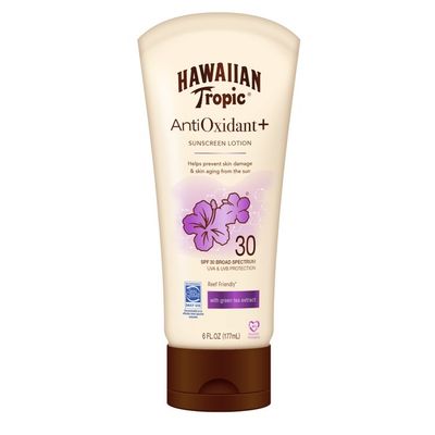 Hawaiian Tropic Sunscreen, + Antioxidant, Lotion, Broad Spectrum SPF 30