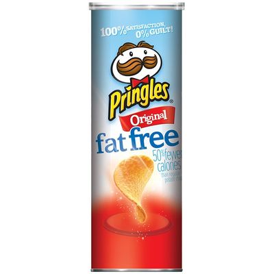 Pringles Fat Free Original Potato Crisps (5.43 oz) - Instacart