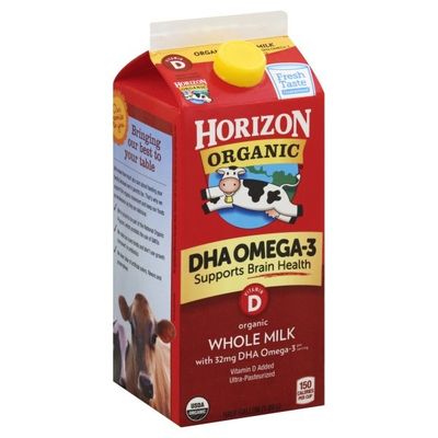 Horizon Organic DHA Omega-3 Vitamin D Organic Whole Milk