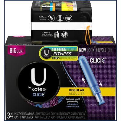 U By Kotex Compact Tampons Regular Absorbency Unscented 34 Ct Instacart