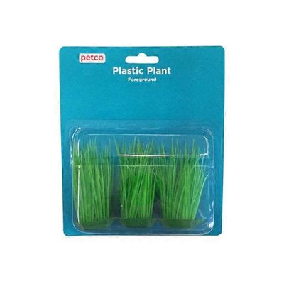 Petco Green Foreground Plastic Aquarium Plants