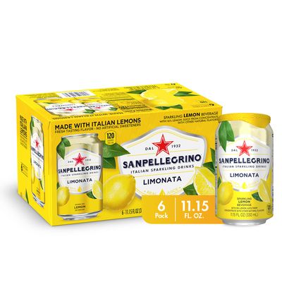 San Pellegrino Lemon Italian Sparkling Drinks