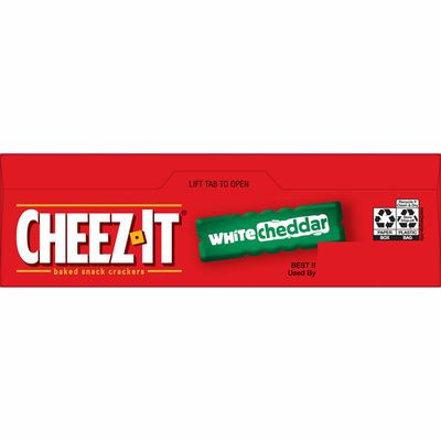 Cheez-It Cheese Crackers, Baked Snack Crackers, Office and Kids Snacks, White Cheddar