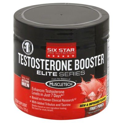 Six Star Testosterone Booster, Fruit Punch