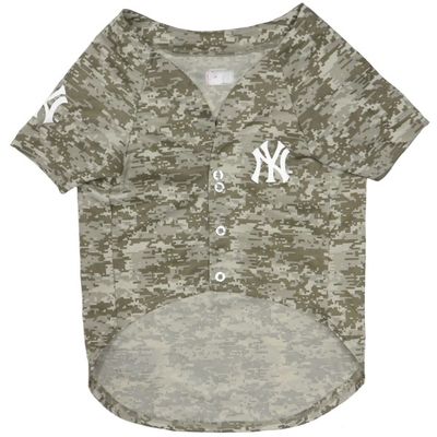 Pets First Large New York Yankees Camo Dog Jersey