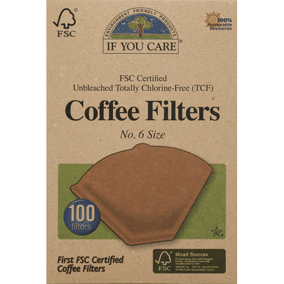 If You Care Coffee Filters, No. 6 Size