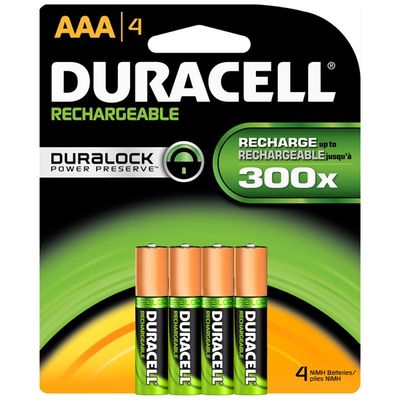 Duracell Rechargeable Aaa Batteries 4 Ct Instacart