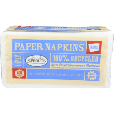 Sprouts 1 Ply Paper Napkins
