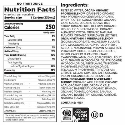 Orgain Nutritional Shake, Creamy Chocolate Fudge Flavor, 4 Pack