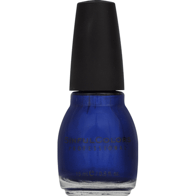SinfulColors Nail Enamel, Midnight Blue 105
