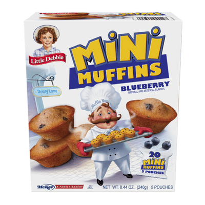 Little Debbie Mini Muffins Blueberry (4 ct) - Instacart