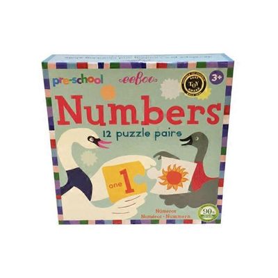 Eeboo Numbers Puzzle Pairs