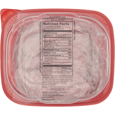 Hillshire Farm Ultra Thin Sliced Black Forest Ham Deli Meat