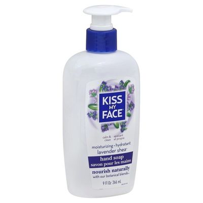 Kiss My Face Hand Soap, Lavender Shea, Moisturizing, Bottle