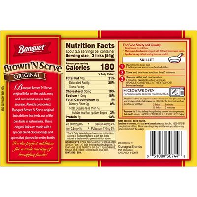 Banquet Brown 'n Serve Original Sausage Links