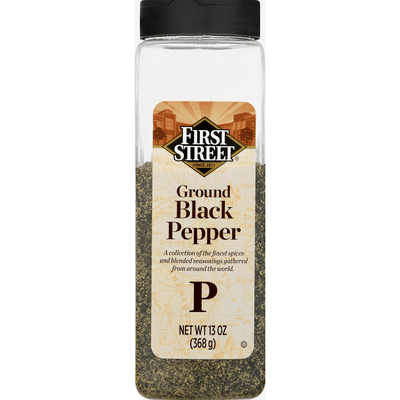 First Street Black Pepper, Ground