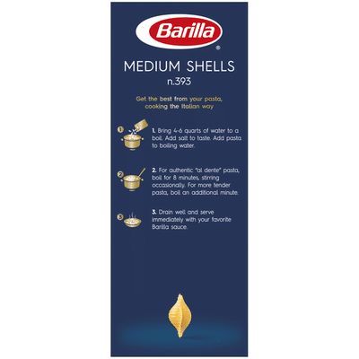 Barilla® Classic Blue Box Pasta Medium Shells