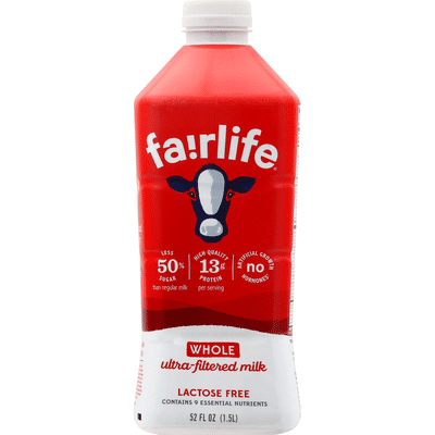 Fairlife Whole Ultrafiltered Milk Lactose Free 52 Fl Oz Delivery Or Pickup Near Me - Instacart