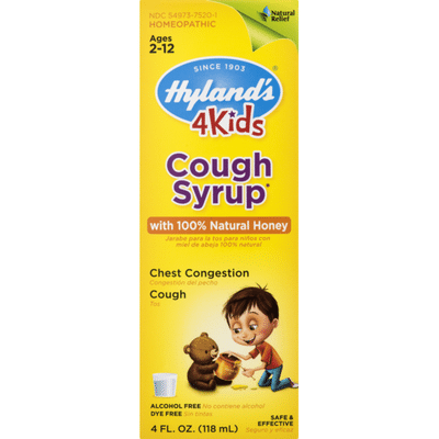 Hyland's Cough Syrup, Chest Congestion, Cough, Ages 2-12